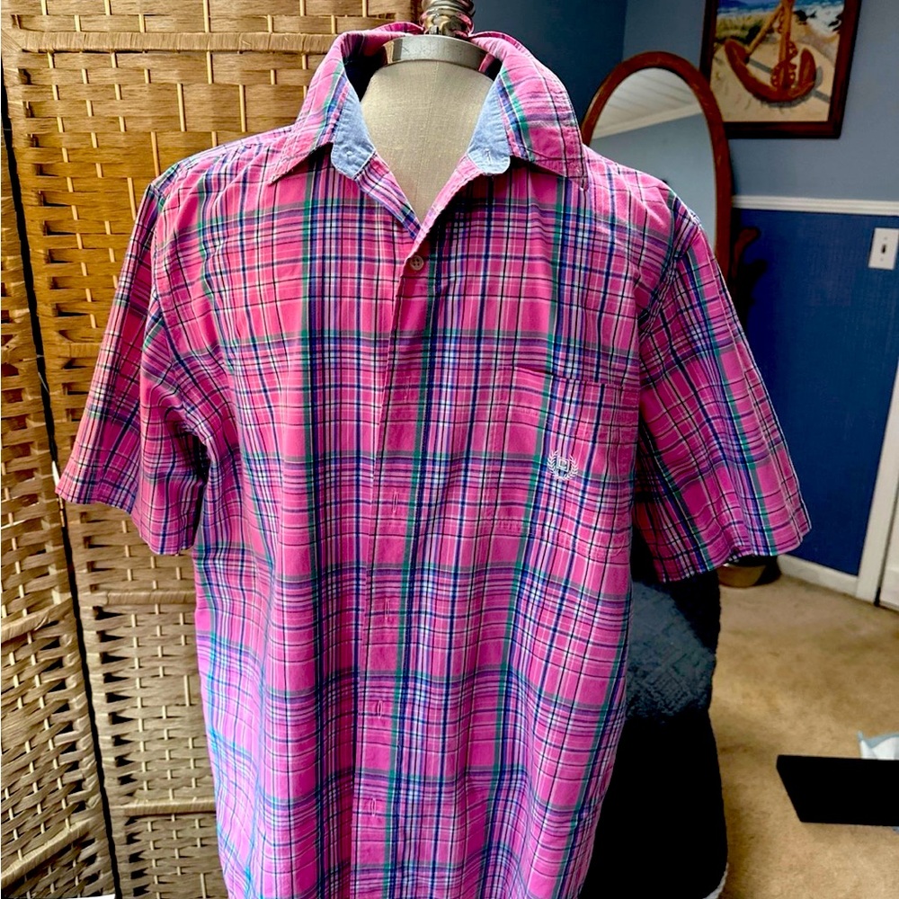 CHAPS MEN’S  “EASY CARE” SHIRT
